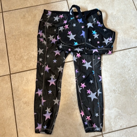 Torrid Active Zip Front Sports Bra Shine Star Print 0 - Picture 8 of 8